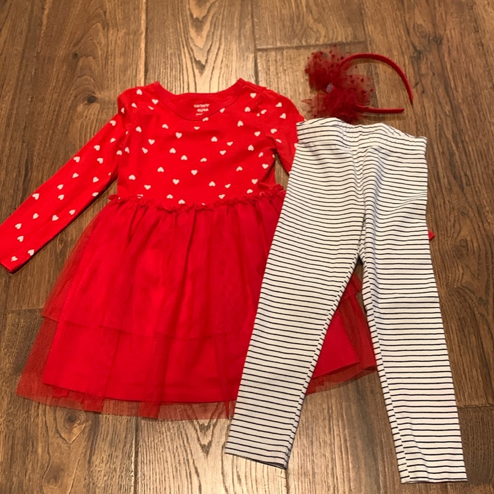 Valentine’s Day Dress 4T